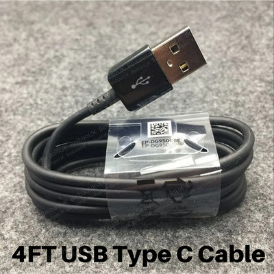 USB Type C Cable 4FT Fast Charger Charging Cord For Samsung Galaxy Android Phone