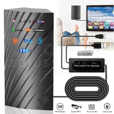 5600 Miles Digital TV Antenna 1080P 4K Waterproof HDTV Amplified Outdoor Indoor