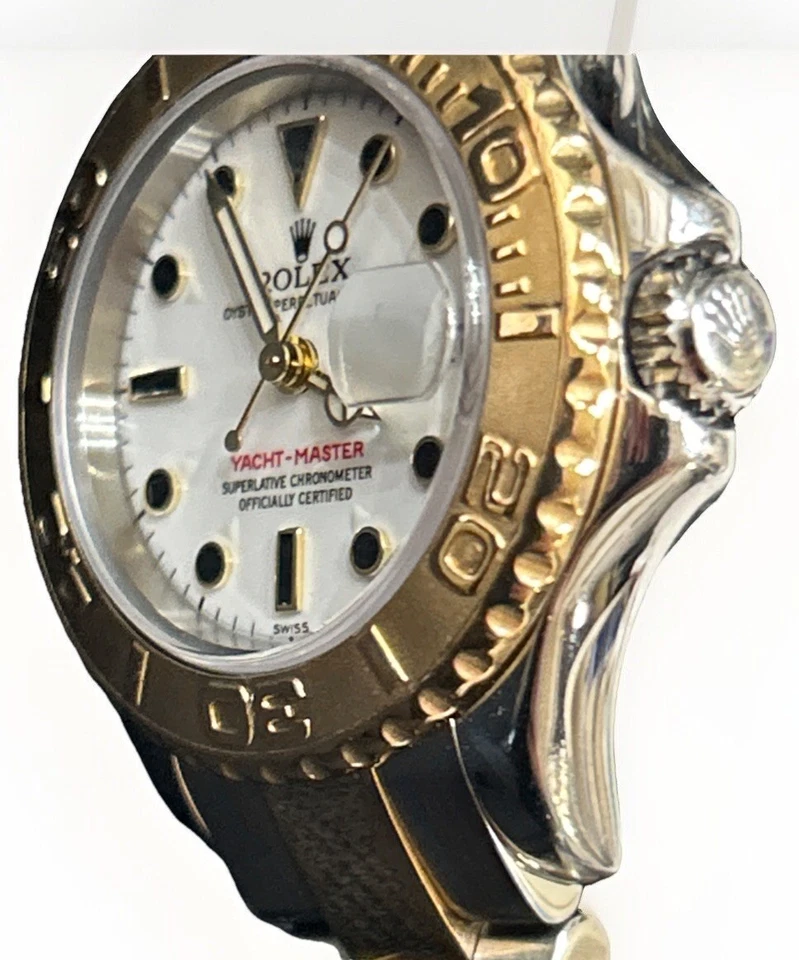Rolex Yacht-Master 29 MM. 16623 Gold and Silver Oyster Bracelet with Gold Bezel - Image 4 of 4