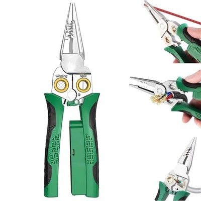 8 In 1 Wire Stripper, Wire Stripping Tool with Voltage Tester, Cable Cutters NEW
