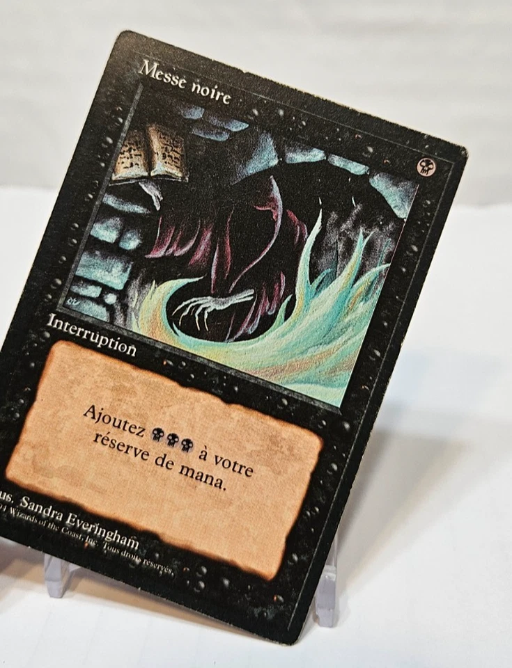 FRENCH Dark Ritual Revised Messe noire FBB MTG Magic The Gathering 263 - Image 4 of 4