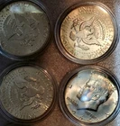 Lot Of 10 BU 1964 Kennedy US Half Dollars / 90% Silver/ Nice