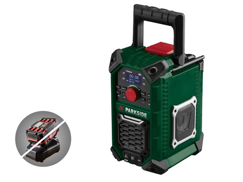 PARKSIDE® Akku-Baustellenradio »PBRA 20-Li B2« 20 V / 12 V oder Netz - B-Ware