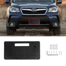 For 2014-2023 Subaru Forester Front Round Bumper Holes License Plate Kit Bracket For 2014-2023 Subaru Forester Front Round Bumper Holes License Plate Kit Bracket