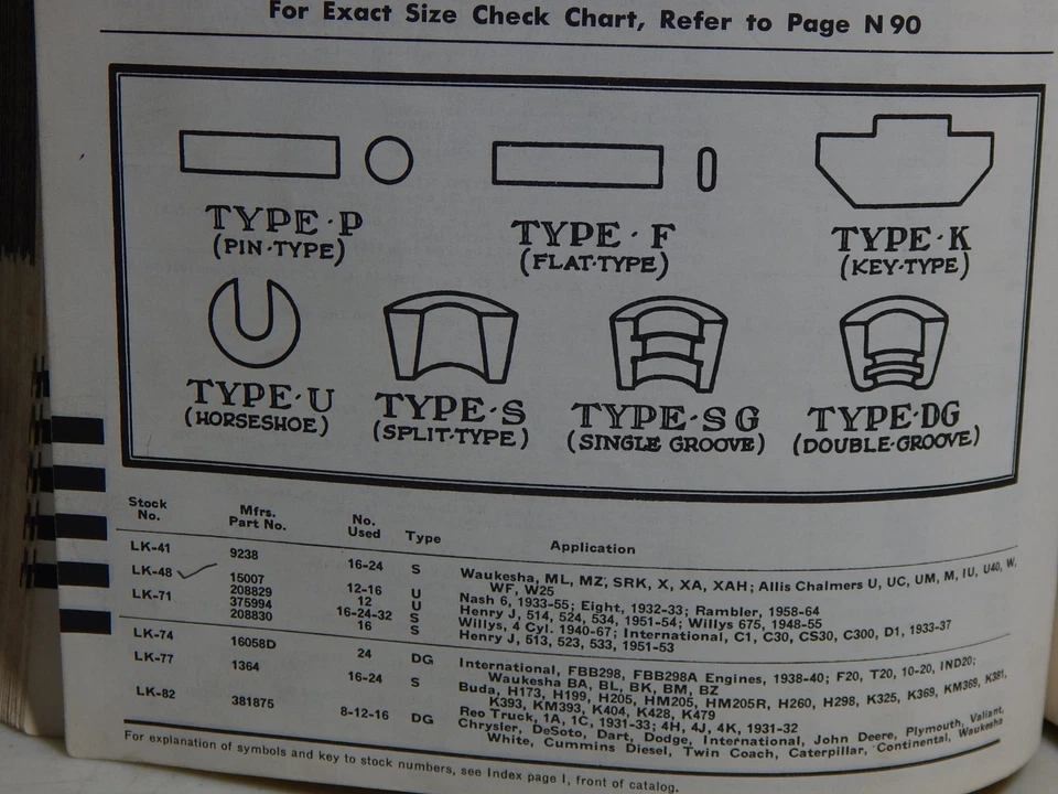 36-GUARDAVÁLVULAS TIPO HERRADURA 1932-1955 RAMBLER, NASH, HUDSON 196 CI 6CYL #15007 Foto 3 de 4