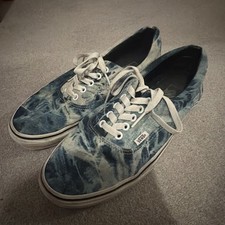 VANS ERA ACID DENIM BLUE Sneakers US10 Blue Acid Chemical Wash No Box