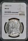 1885 O Morgan Dollar (1878 - 1921) Dollar NGC MS 62 #6916160-020