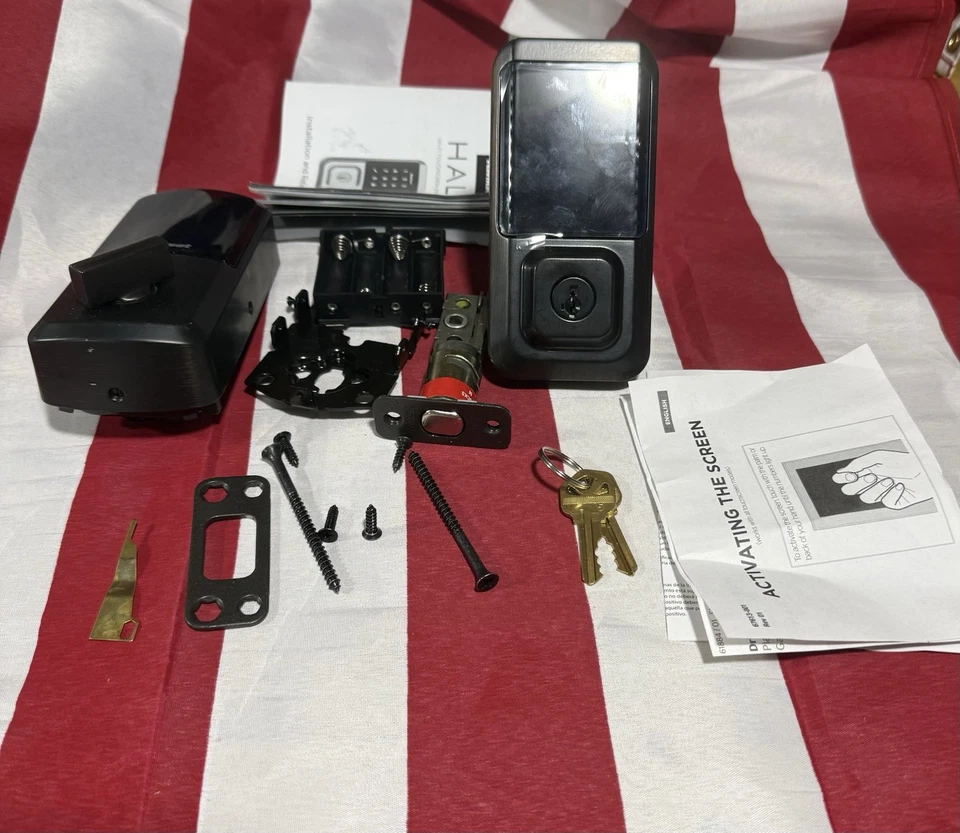 Cerradura inteligente Kwikset Halo Wi-Fi entrada sin llave pantalla táctil cerrojo nuevo sin caja Foto 2 de 4