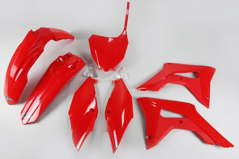 Kit plastique OVNI rouge anti casse pour Honda CRF450R
