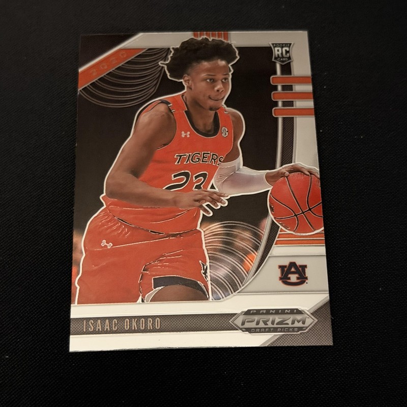 2020 Panini Prizm Draft Picks Collegiate #4 Isaac Okoro RC Arizona