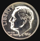 1962 Roosevelt Dime  Proof - SILVER