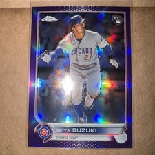 2022 Topps Chrome Update Series - Seiya Suzuki #USC115 Purple Refractor (RC)