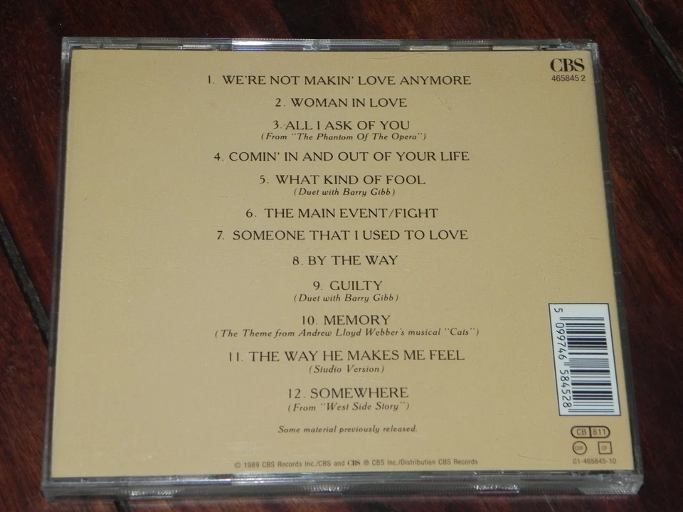 Musik CD - Barbra Streisand / A Collection Greatest Hits...And More (1989) 03 - Bild 4 von 4