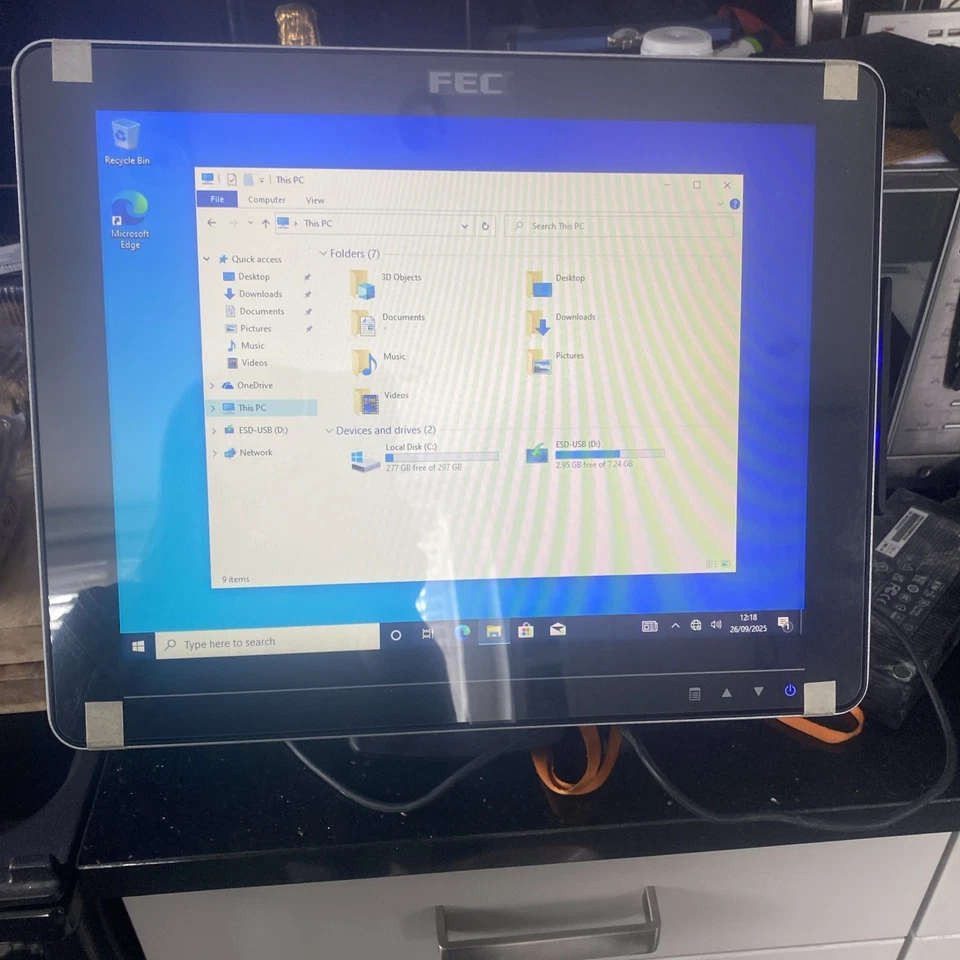 FEC AP3615 15”INTEL CELERON G540 2.50ghz 4gb 320hd ( Windows 10) - Image 4 of 4