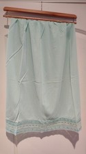 Vintage Kayser 1/2 Slip Light Blue with Lace - NWT - Size Large
