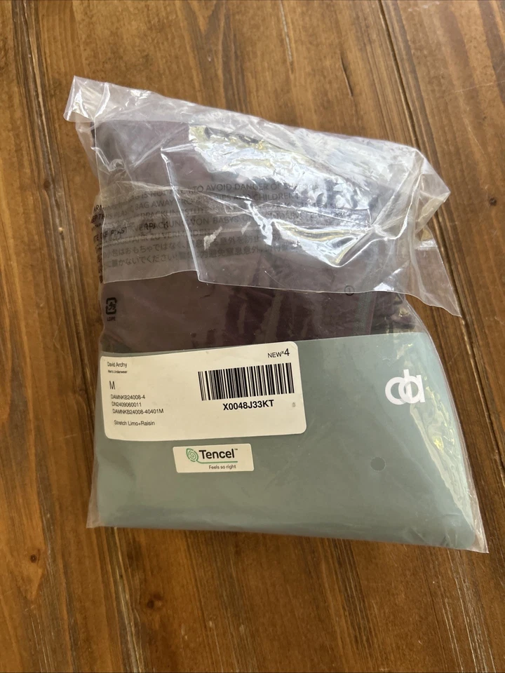 DAVID ARCHY Mens Brief Modal No Fly Underwear Support Pouch 4 Pk Free S&H M - Image 3 of 3