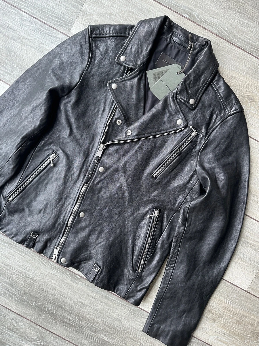 Used all saints leather hotsell jacket