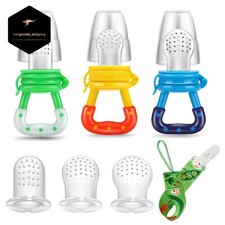 Tetera de Malla Para Frutas Verduras Comida Chupon De Bebe Frutilla Bebes Regalo