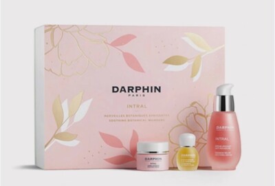Darphin Soothing Skincare Gift Set 3pc Serum, Cream, & Essential Oil Elixir