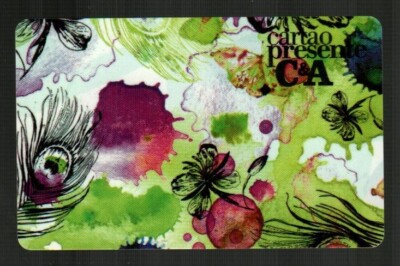 C & A ( Brazil ) Flowers and Peacock Feathers ( 2011 ) Gift Card ( $0 )