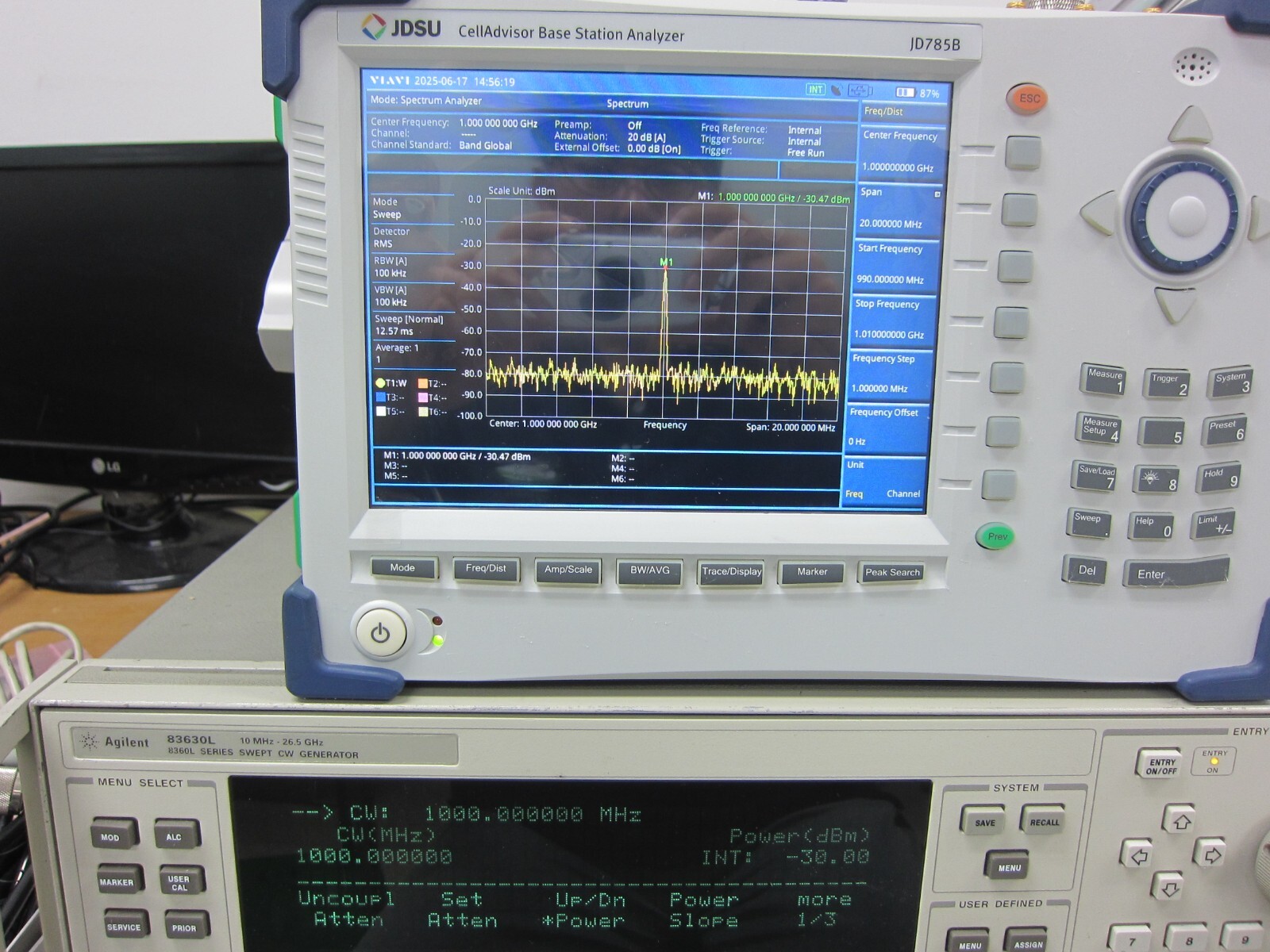VIAVI JD785B CellAdviser Base Station Analyzer,8GHz, SG,CAA,LTE,CPRI 10G
