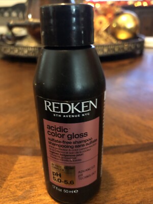 Redken Acidic Color Gloss Sulfate-Free Shampoo 1.7 Oz EACH Shine And Color Prote