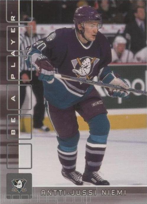 2001-02 In the Game Be A Player Memorabilia - Antti-Jussi Niemi #251 - 1 of 1