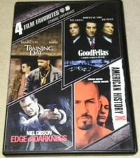 Crime Dramas DVD Goodfellas American History X , Training Day , Edge of Dark