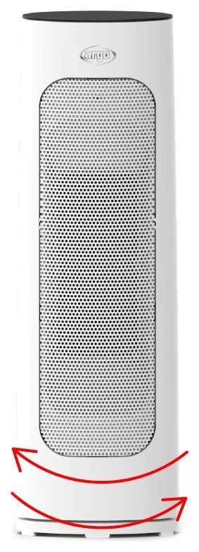 Argo Termoventilatore 2000W 60m³ HOMER Tower White 191070218 - Immagine 3 di 4