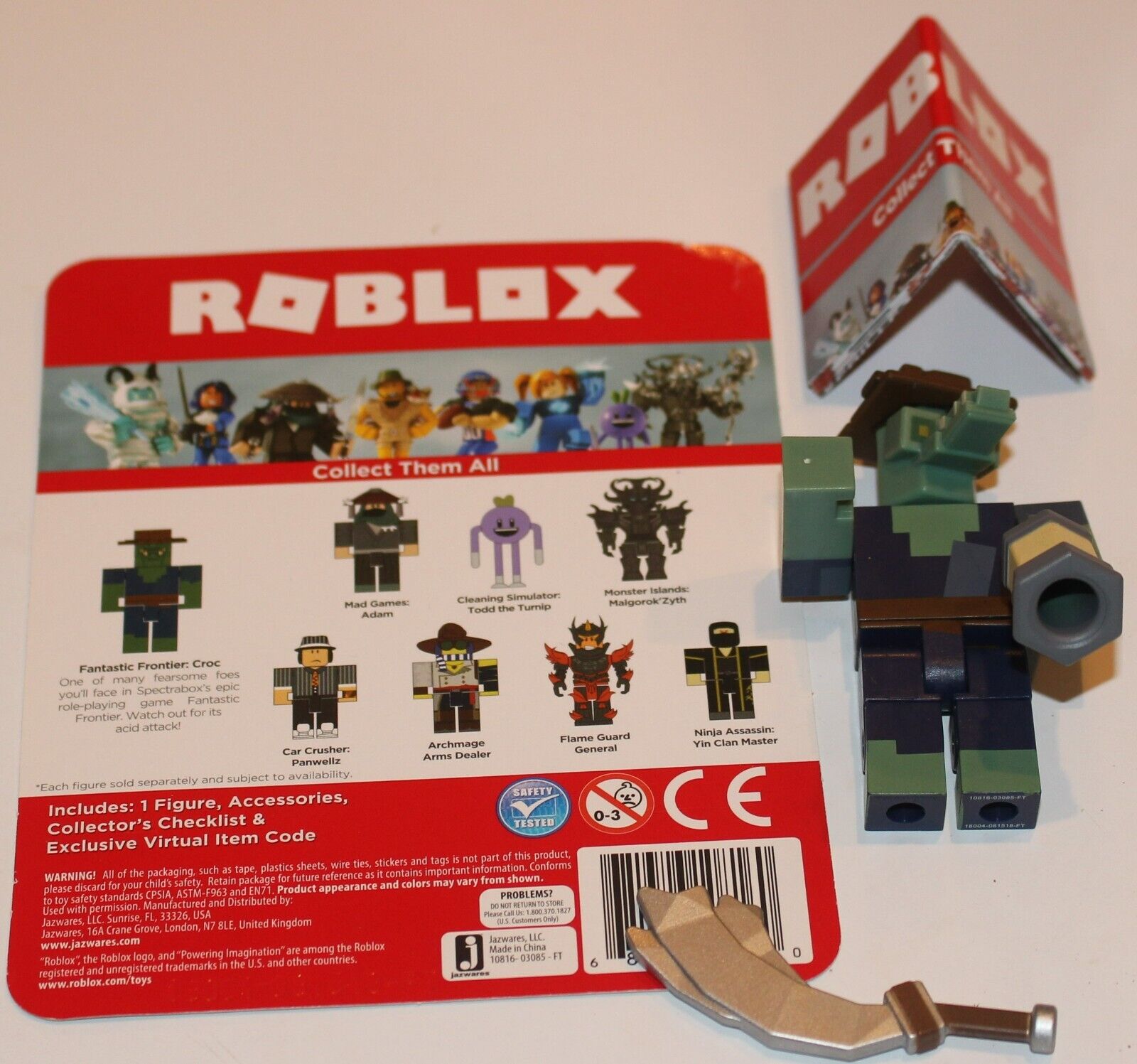  Roblox Archmage Arms Dealer Single Figure Core Pack with  Exclusive Virtual Item Code : Toys & Games