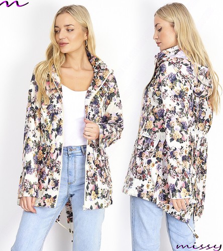 NEW PLUS size RAIN MAC Ladies PARKA 