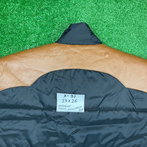VINTAGE Mens M Northwest Territory Black/ Brown Vest Puffer Outdoor Camping Warm - Picture 9 of 9