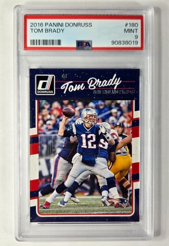2016 Panini Donruss #180 Tom Brady - PSA 9