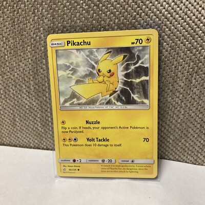 2019 pokemon sun & moon cosmic eclipse pikachu