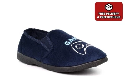 ZEDZZZ Boys Gamer Slippers Boys Slippers Game Slippers Junior Size 11-2/3/4/5/6 Gamepad