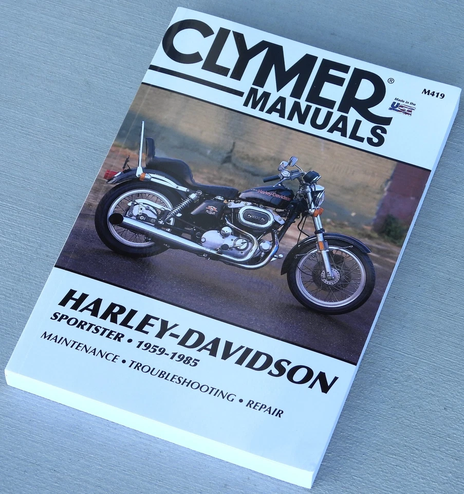 Harley-Davidson Sportster H CH XLX XLS 1959-1985 manual de reparación M419 Foto 2 de 3