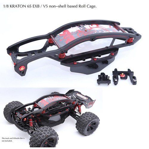 Roll Cage Frame Cage Shell Based for 1/8 ARRMA KRATON 6S EXB V5 RC Car