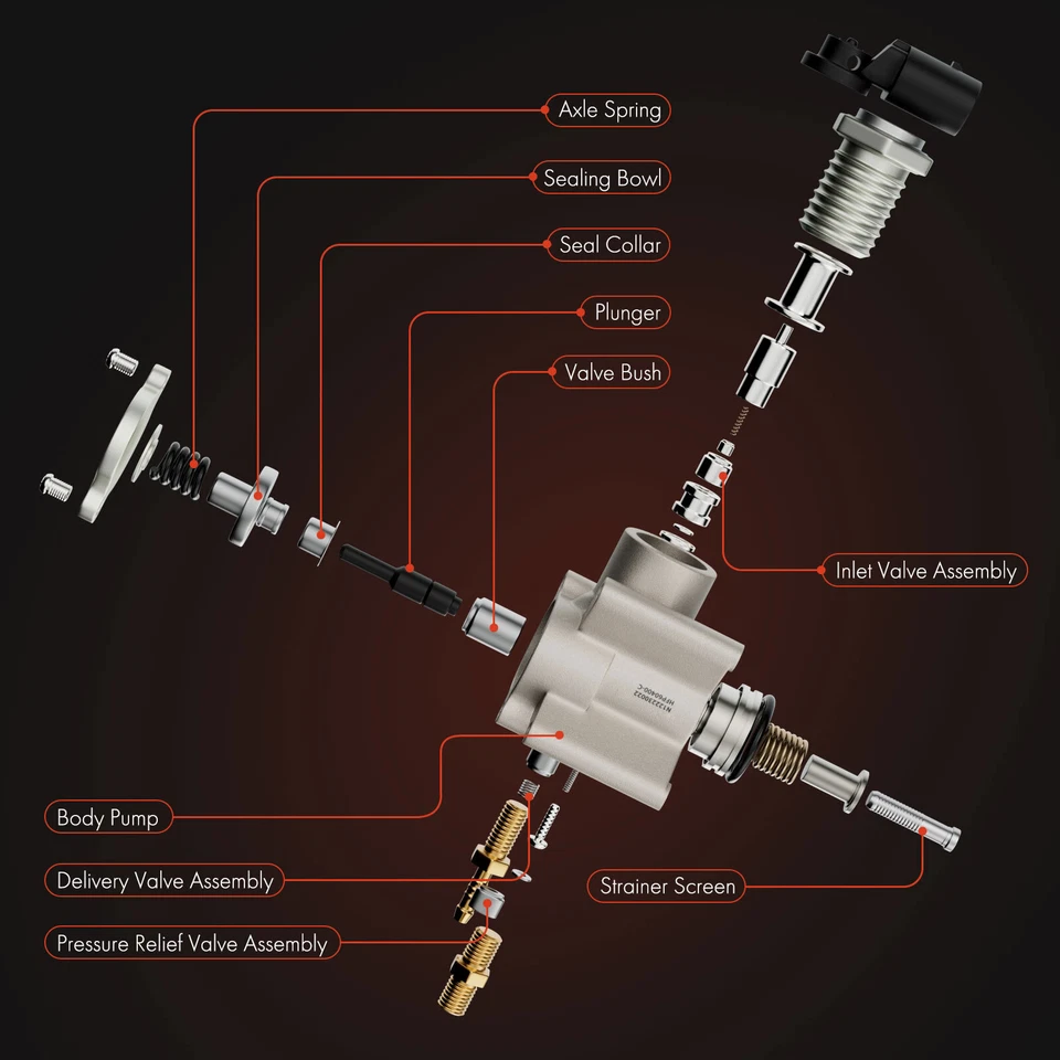 Топливный насос высокого давления для Audi A8 quattro 2011 2012 2014 RS5 13-15 4,2 л 6,3 л - Изображение 3 из 4