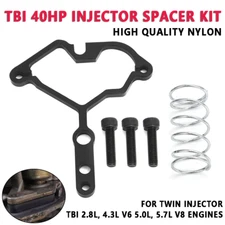 TBI 40hp Power Up Injector Spacer Kit For GMC GM 2.8L 4.3L V6 5.0 5.7L V8 Engine