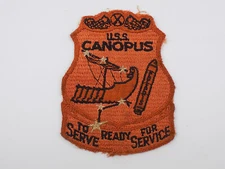 Original 1960s US Navy USS Canopus Sub-tender Patch