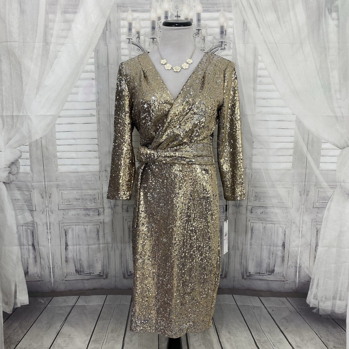plus size metallic gold dress So Strappy Metallic Mini Dress (Bronze)