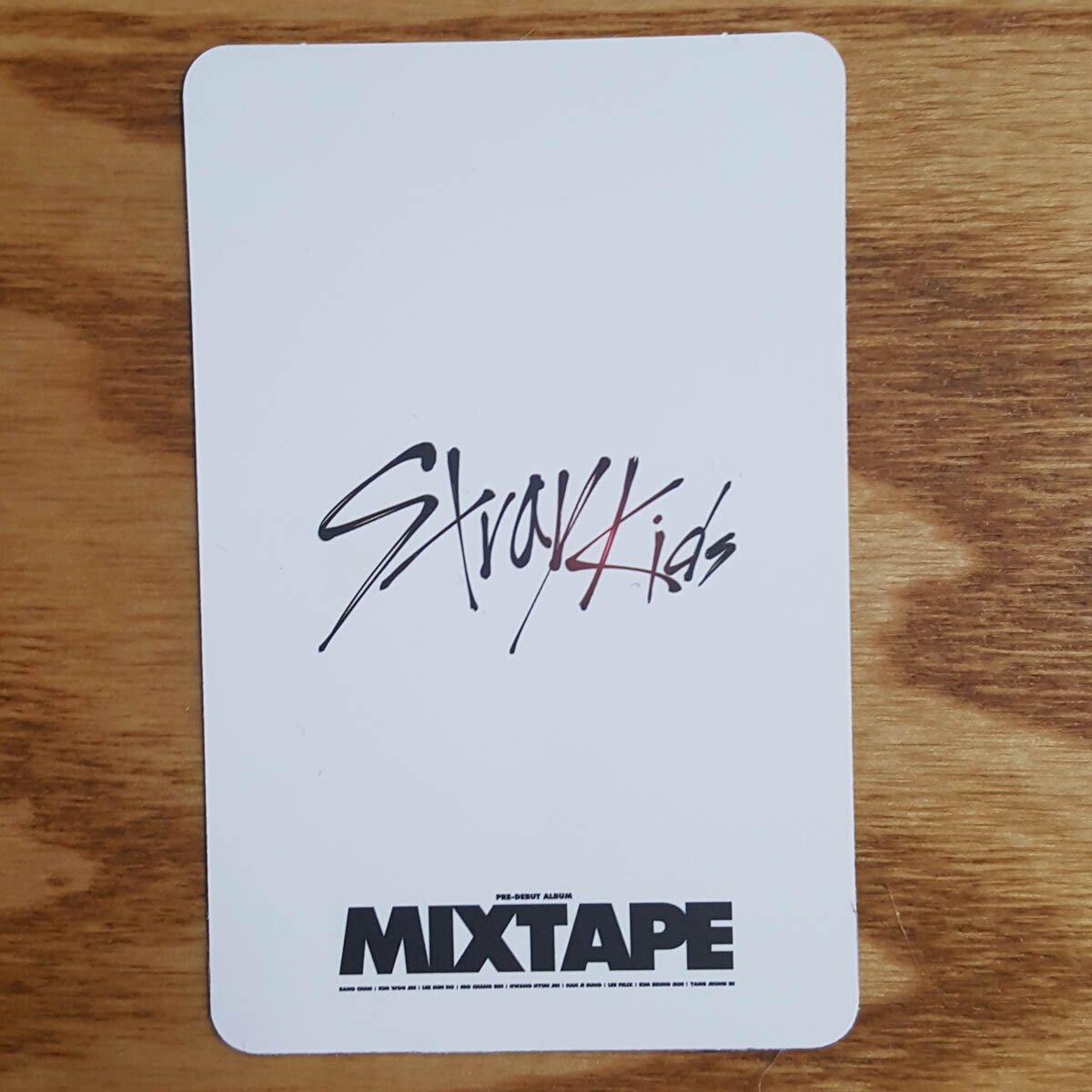 Seungmin Official Photocard Stray Kids Pre Debut Album Mixtape