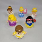 Fisher Price Little People Disney Princess 6 Figure Lot Cinderella Snow White
