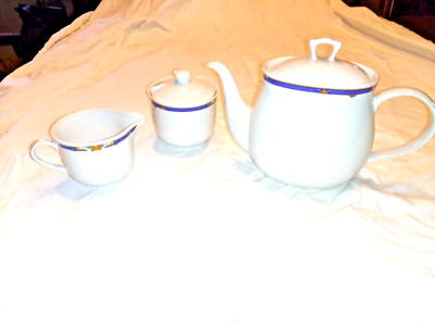 37 tlg PRELUDE FINE PORCELAIN 8er Kaffee- und Teeservice komplett Vintage neu 