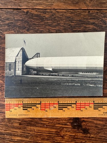 Vintage Zeppelin Luftschiff Blimp Schwaben Baden Baden Real Photo Postcard RPPC - Picture 7 of 8