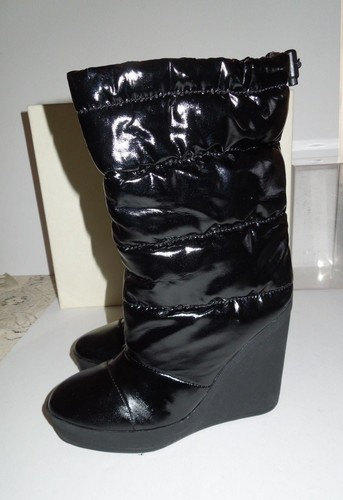 EUC Coach Farran Sport Patent Black 