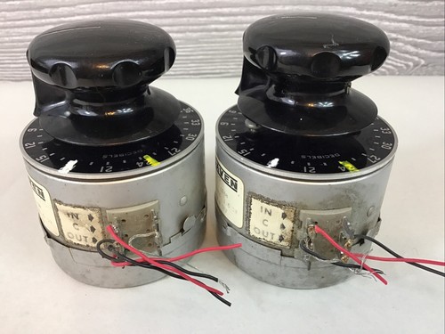 Attenuatori audio Daven T-330-G 600/600, 1,5 DB, conici e spenti - coppia vintage - Foto 9 di 14