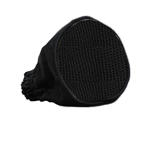 Black Mesh Diffuser Hairdryer Curly Hair Dryer Covers Wind Blower - Picture 5 of 10