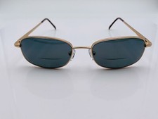 Vintage Rochester Optical Beret Gold Metal Oval Sunglasses Korea FRAMES ONLY