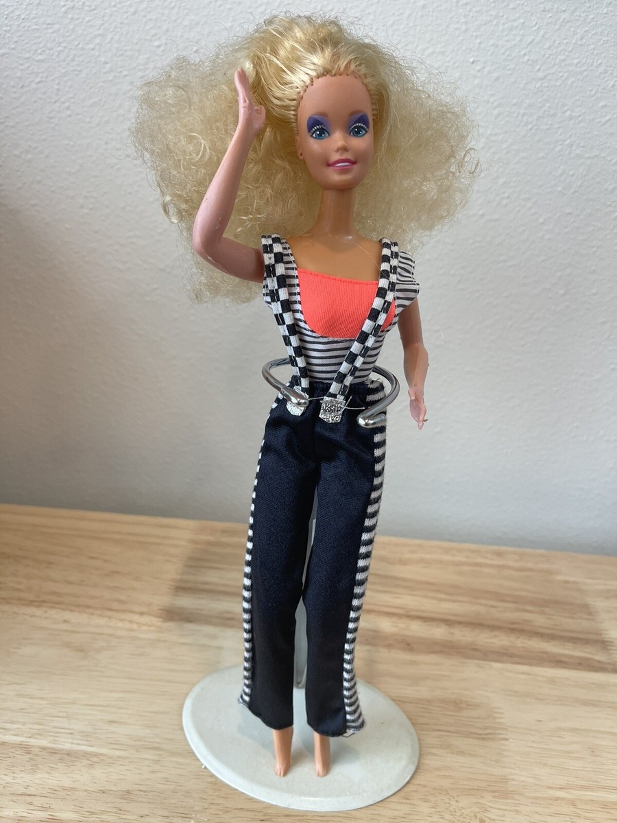Barbie風 レトロポップ 古着 ワンピース Vintage Barbie Doll 1990's Party Dress on Modern Articulated